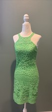 Lilly Pulitzer Women’s Small Green Crochet Lace Jaimie Shift Sheath Dress Jamie