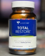 Gundry MD Total Restore Gut Lining Support - 90 Capsules - 30 Day New Sealed