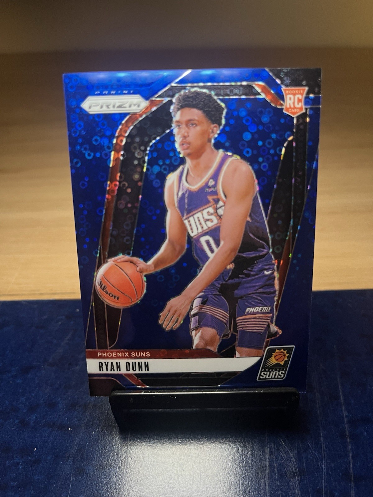 2024-25 Panini Prizm - Ryan Dunn #258 Blue Fast Break Prizm /150 (RC)