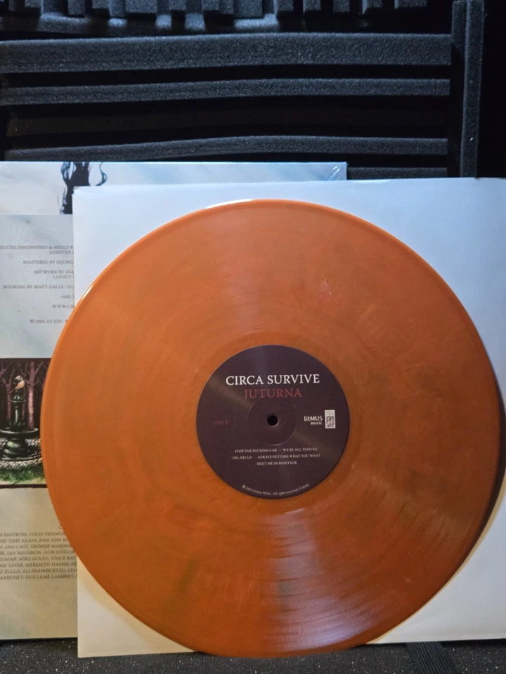 Circa Survive Juturna Metallic Sand Vinyl Limited Pressing Litmus Music LP Foto 4 de 4