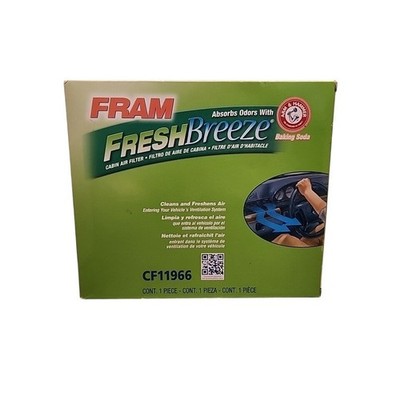 FRAM Fresh Breeze Cabin Air Filter CF11966 Baking Soda Odor Absorbing