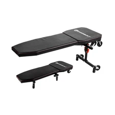 Powerbuilt 3-in-1 Under Dash Creeper, Knee Pad, Roll Laying Down or Upright I...