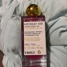 Truly Beauty Birthday Sex Luxury Body Oil 3.1 fl oz/90ml 38 New in Box