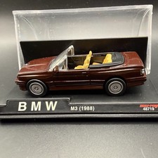 1/43 BMW M3 1988 MAROON  CONVERTIBLE   OLD STOCK NEW-RAY #48719
