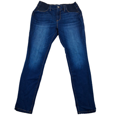 Song Maternity Women's Blue Denim Straight Jeans Size L