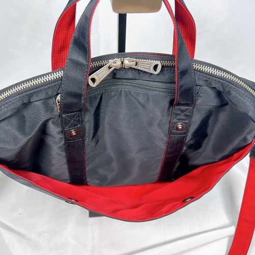 Porter Yoshida & Co L-fine ILS Shoulder bag 2way black red unisex Nylon - Picture 15 of 18