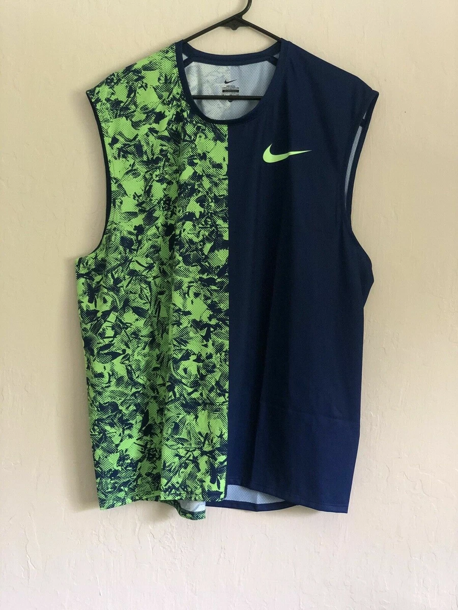 Nike Pro Elite Sponsored 2019 Men's Singlet XL Track / Field Running  AJ5943-456