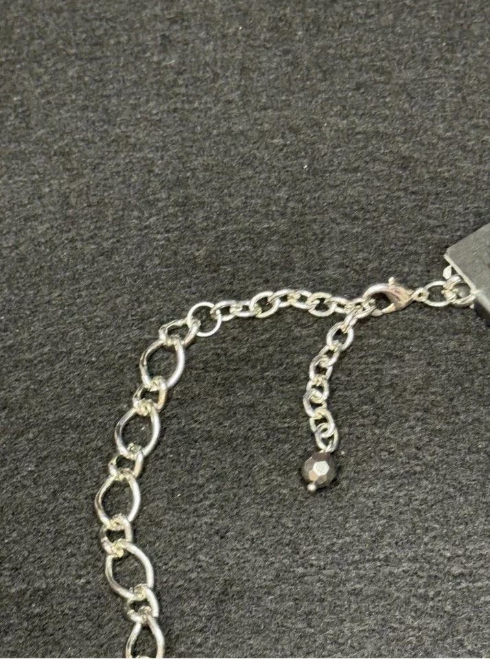 Target бренд серебристого тона со стразами заявление ожерелье - гламур и шик! - Изображение 3 из 4