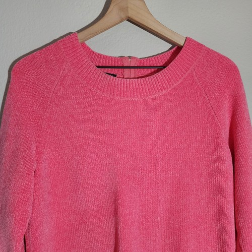 Talbots Petite Soft Long Sleeved Sweater Pink EUC Medium Petite - Picture 2 of 8