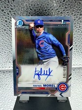 2021 Bowman Chrome Rafael Morel 1st Bowman Auto Refractor /499
