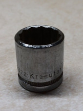Vintage KRAEUTER 32322 3/8" Drive 11/16" Socket Made In USA