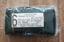 Trousers Protective 6 NBCNO1MK3 MEDIUM MILITARY 1970-80s Schutzkleidung Milit&auml;r
