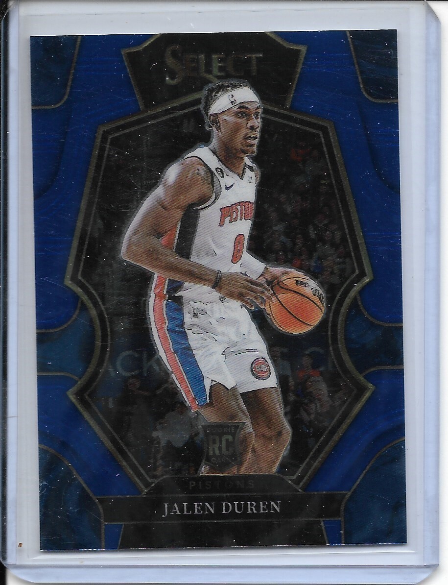 Jalen Duren Rookie Card 2022-23 Panini Select Basketball Premier Level