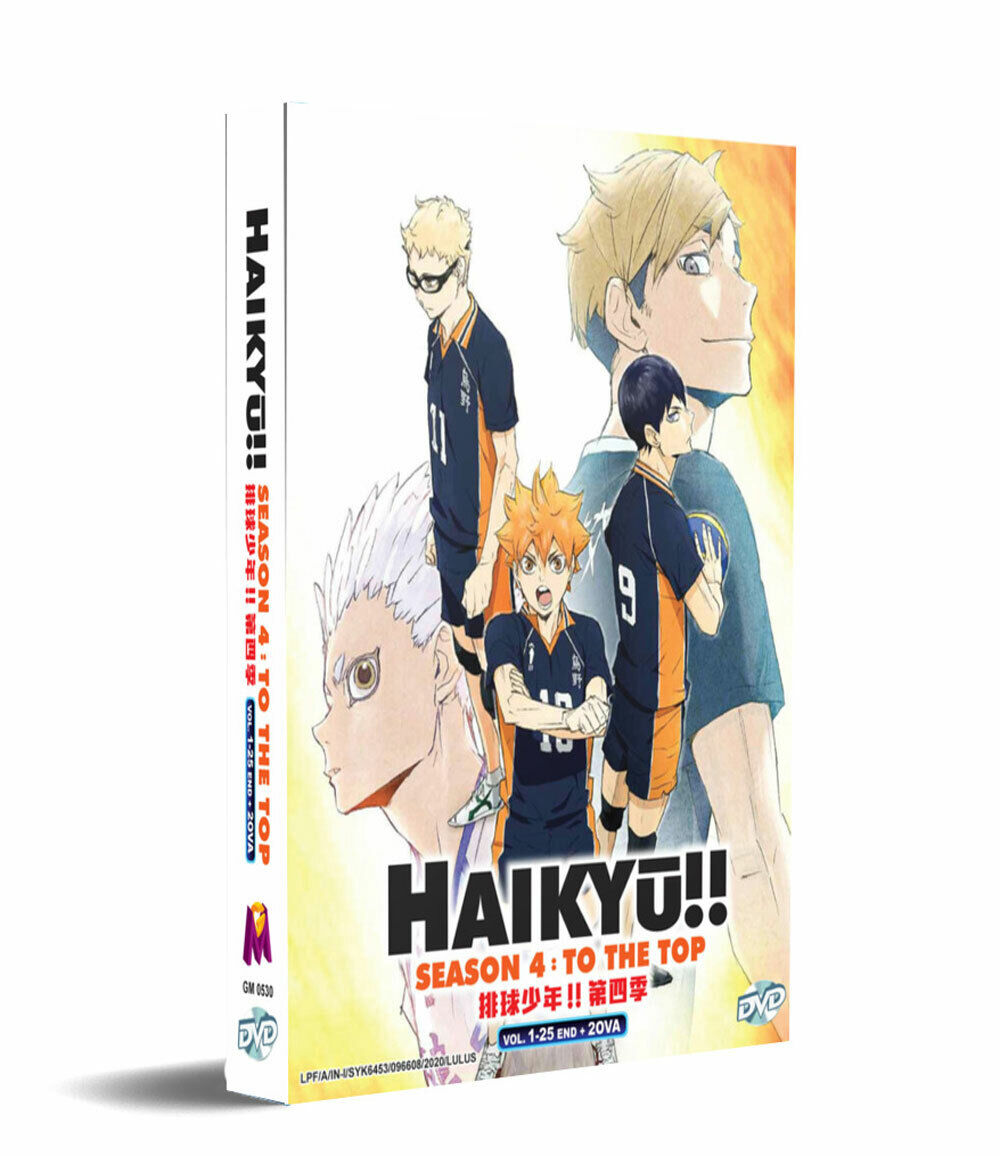 Anime DVD Haikyuu to The Top (season 4) Vol. 1-25 End 2ova Eng Sub