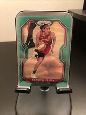 2021 Prizm WNBA DEARICA HAMBY Green PRIZM #43 Aces