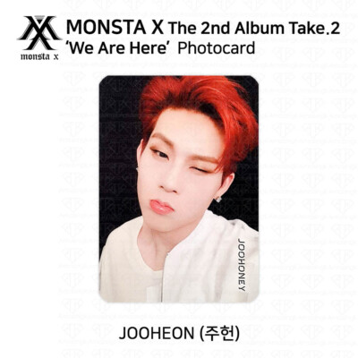 MONSTA X 2nd Album Take 2 We Are Here Official Photocard Jooheon