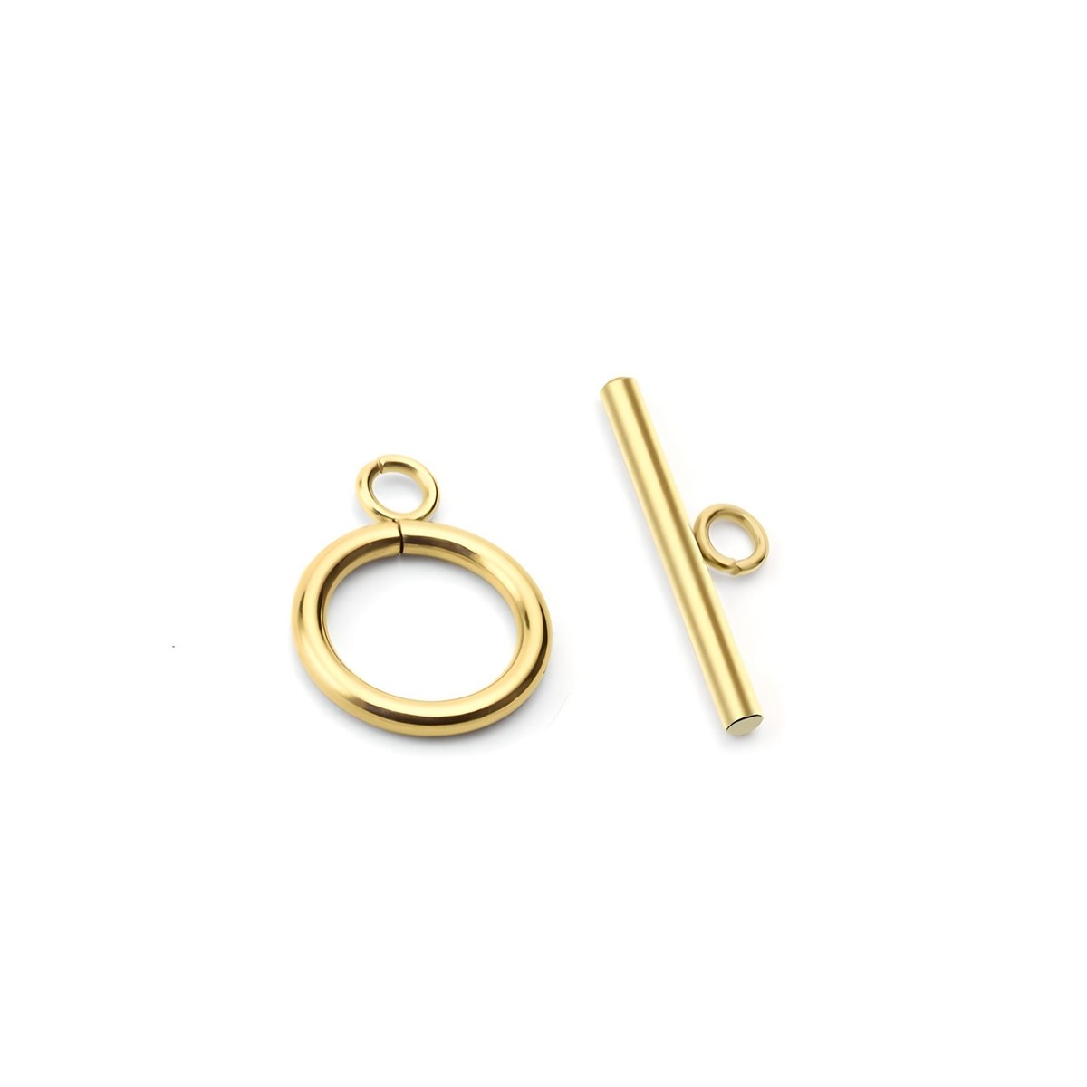Antique Gold Toggle Clasps – 10 Sets T-Bar & Ring For Jewelry Making, Beads Direct USA