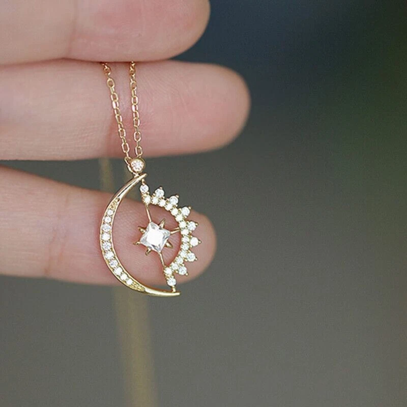 Star moon pendant deals