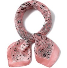 MEISEE Pure Mulberry Silk Scarfs Women Small Square Scarf 21" x 21" Breathabl...