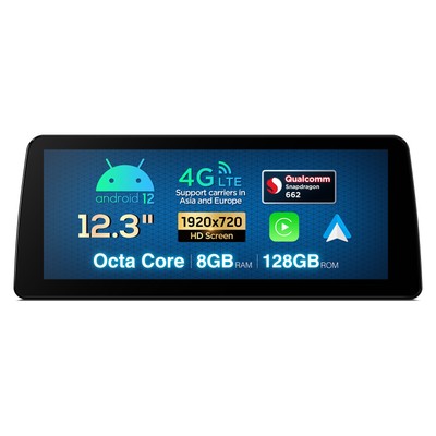 12.3'' Android 13 Retrofit 8Core 8+128G Autoradio GPS für BMW 3er E90 E91 E92 CCC