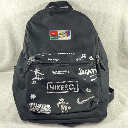 NIKE FC Joga Bonito Black Soccer Backpack Joga TV Football Soccer RN#56323 USED - 第 1/14 張圖片