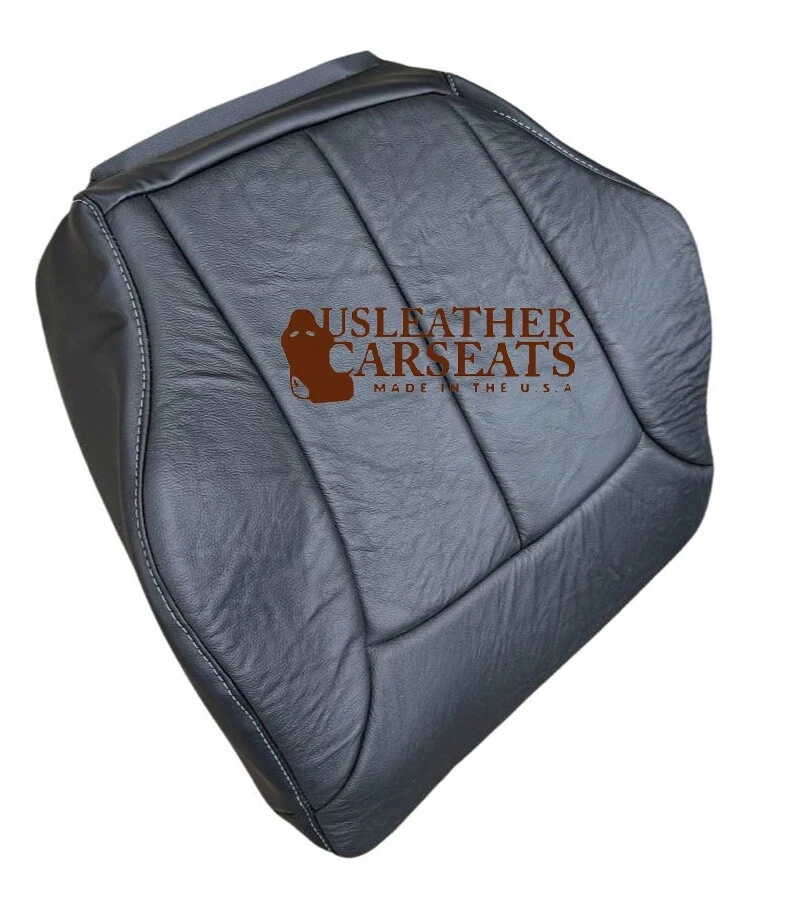 Camión tractor Peterbilt 379 2000 2016 base parte inferior del conductor cubierta de asiento de cuero negro Foto 2 de 4