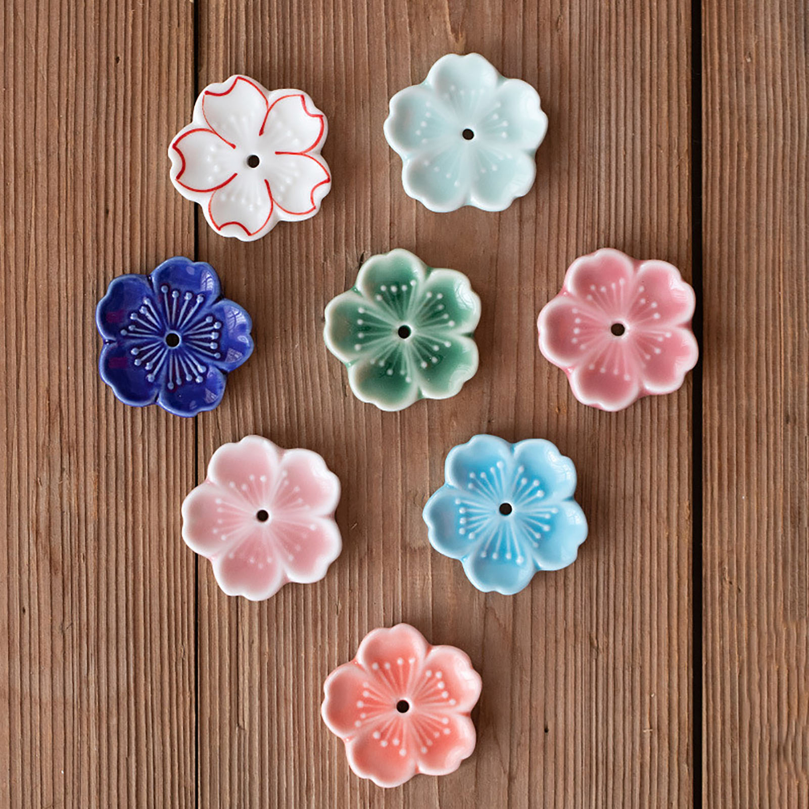 8Pcs Colorful Flower Car Air Freshener Chips – Hanging Scented Diffuser For Car Vent, Home, Bag, Purple Green Daisy - View #2