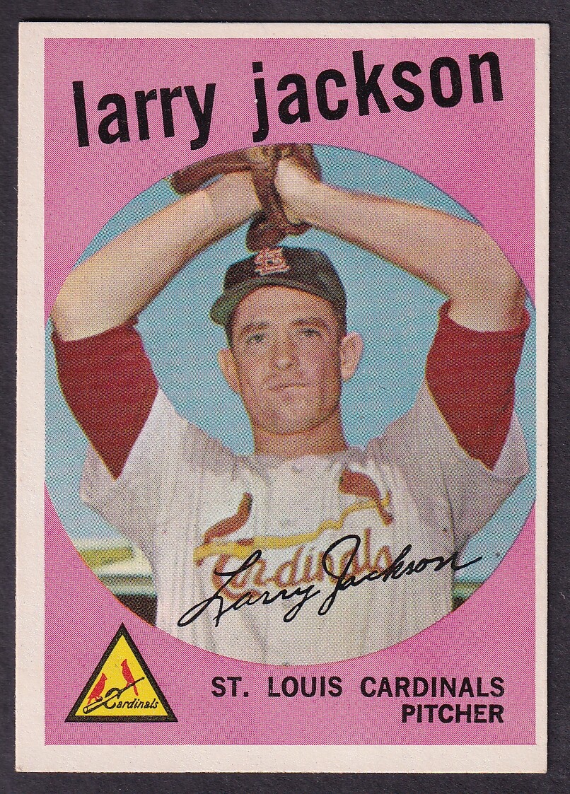 1959 TOPPS LARRY JACKSON CARD NO399 NEAR MINT CONDITION eBay