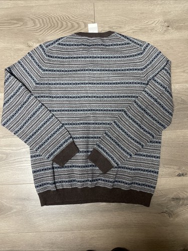 Jos A Bank 1905 Mens XL Crew Neck Casual Sweater Cotton Wool Cashmere Blend - Picture 6 of 6