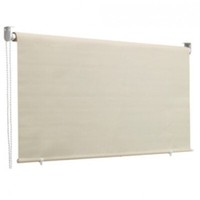 Tenda Da Sole A Caduta 200X250 Beige Rullo Alluminio Soffitto Terrazzo Balcone
