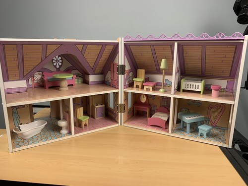 KidKraft Pink Dollhouse with Furniture - Picture 7 of 12