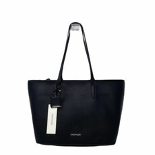 Calvin Klein Monogram Logo Pebble Small Tote ...