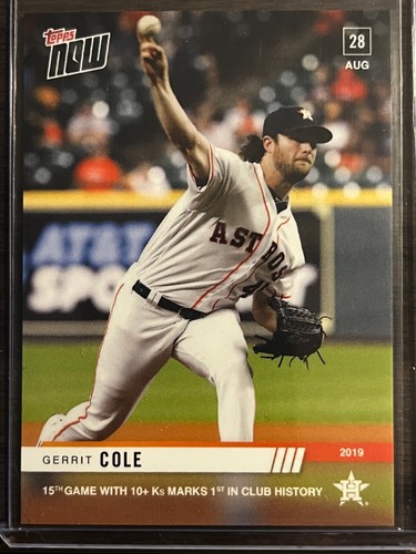 2019 Topps Now 762 Gerrit Cole