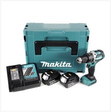 Makita DHP 484 RFJ Akku Schlagbohrschrauber 18 V 54 Nm + 2x Akku 3,0 Ah + Lader