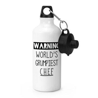 Gift Base Wasserflasche Camping Wandern Fitness 600 ml Aluminium