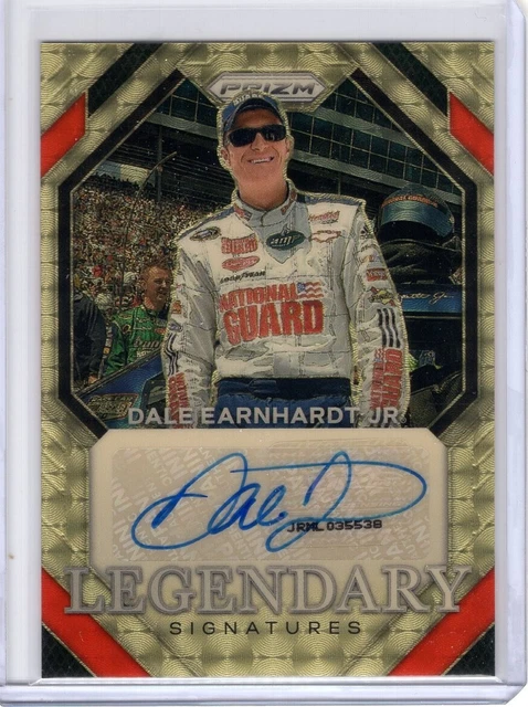 2024 Panini Prizm Legendary Signatures Prizms Gold Vinyl Dale Earnhardt Jr. 1/1