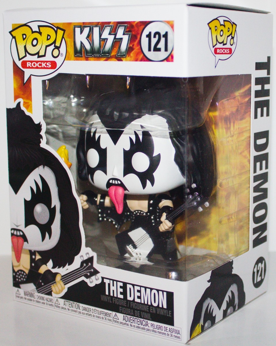 KISS Rock Band The Demon Music Vinyl POP Figure Toy #121 FUNKO NEW
