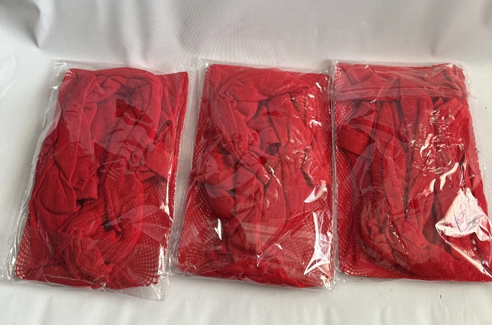 Mrotrida Pantyhose Fishnet Tights Red Love Heart Patterned Lace Stocking Leggins - Image 4 of 4