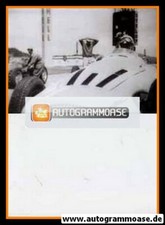 Autograph Formula 1 | Andre MILHOUX | 1956 Photo (Cockpit Gordini GP Germany)