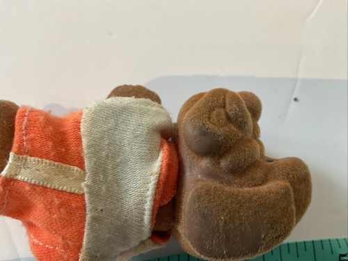 Rare Vintage 1980s Retro Hugger Gripper Clip On Toy. Wrinkles. Dog. Flocked - Picture 5 of 5