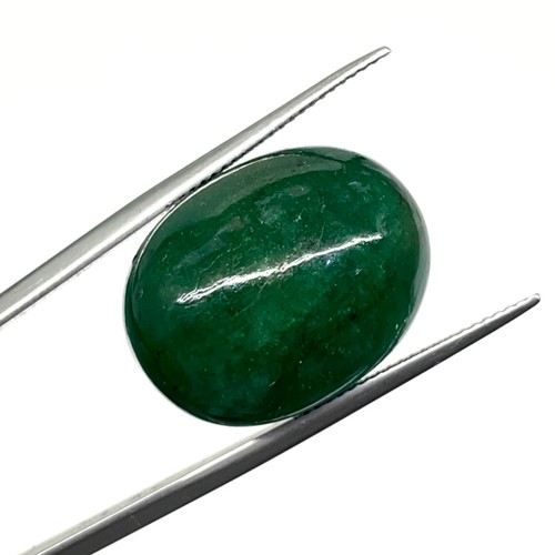 33,75 Cts Certificato Smeraldo Naturale Zambia Splendida Pietra Preziosa Verde Ricca Sciolta - Foto 4 di 12