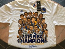 Golden State Warriors 2015 NBA Champions Caricature shirt M