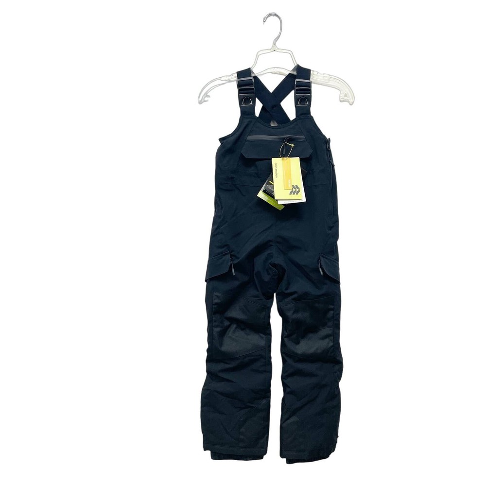 All In Motion NWT Youth S Black 3M Thinsulate Snowsport Waterproof Bib