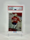 2011 Topps Finest #70 Tom Brady SP refractor PSA 10 Red Throwback Jersey