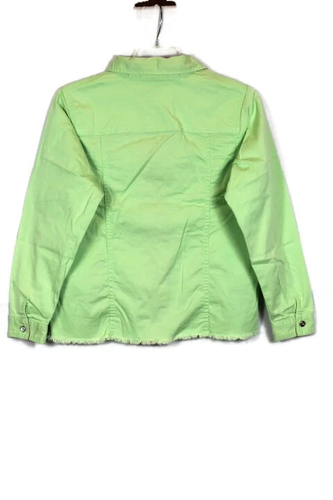 Quacker Factory Women's Green Pant Suit 2 Pc w/ Rhinestones Size Medium   001 - Image 4 of 4