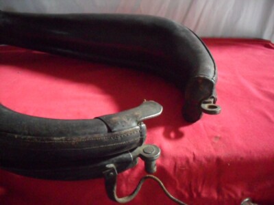 Collier De Traction Pour Cheval/poney/âne – Cuir Noir, Usage Modéré