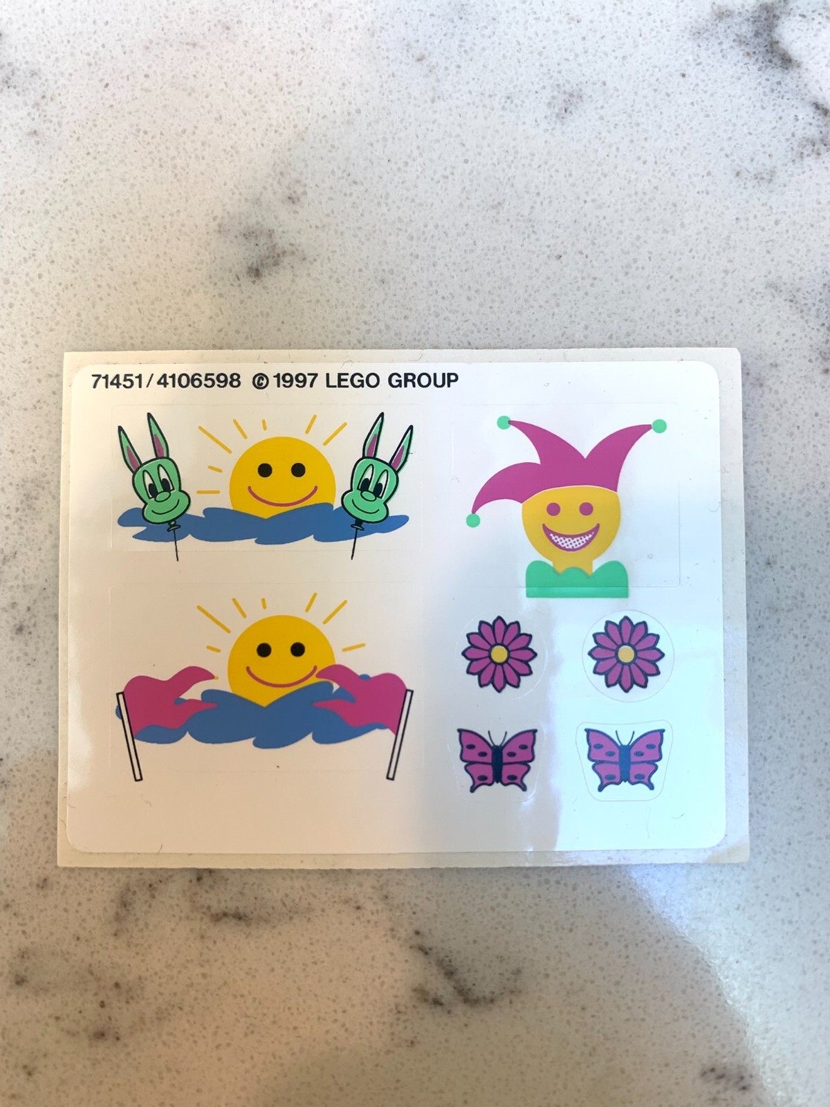 LEGO STICKER SHEET for 6547 Fun Fair, New & Genuine!