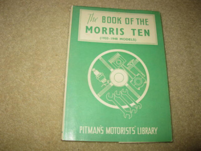 Pitman's Book of Morris Ten Cars Handbuch Handbuch