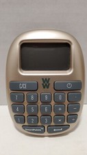 Weight Watchers Points Plus Calculator Tracker Gold Tone Large Button TESTED