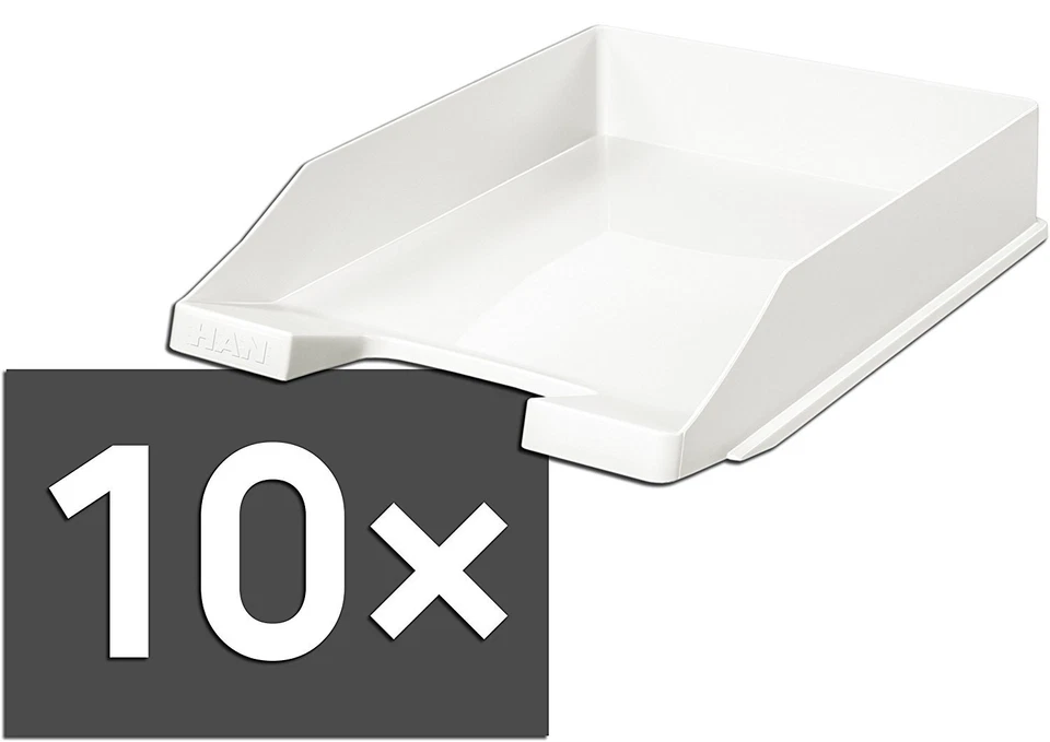 HAN Briefablage KLASSIK 1027-X-12 in weiß 10 Stück - OVP